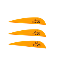 Load image into Gallery viewer, Orange hush aae hybrid 26 arrow vanes
